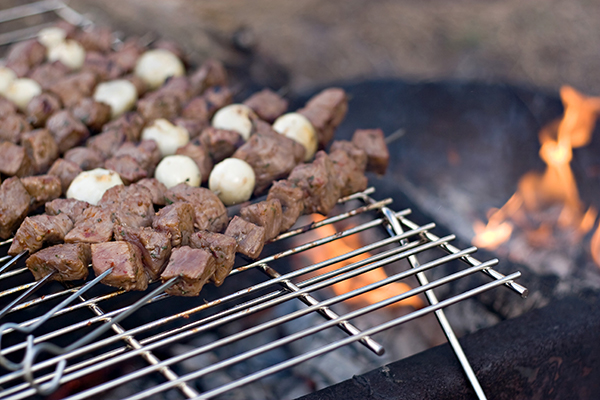 Cooking Beef on an Open Fire!