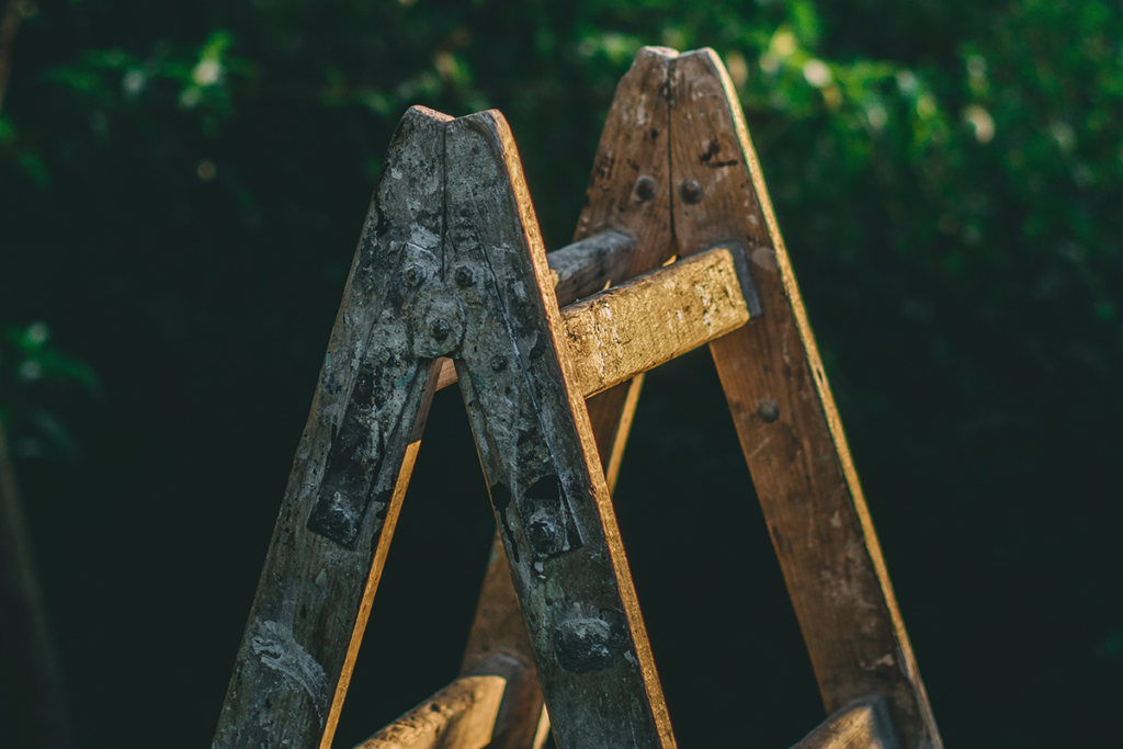 Garden Decor - Ladder Trellis