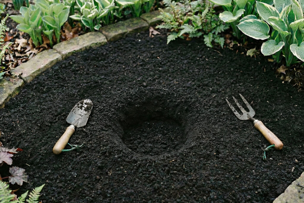 Prepare the destination for your divided perennials first